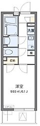メトロノーム西川口 1Kの間取図画像