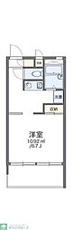 レオパレスシリウス戸田 1Kの間取図画像