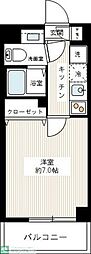 マキシヴ西川口AZ 1Kの間取図画像