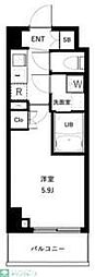 さいたま市南区辻8丁目マンション 1Kの間取図画像