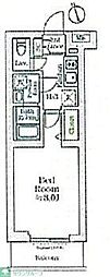 アイルグランデ川口 1Kの間取図画像