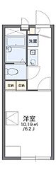 レオパレス鳩ヶ谷本町 1Kの間取図画像