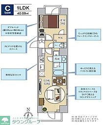 Ｓ−ＲＥＳＩＤＥＮＣＥ押上Ｓｏｕｔｈ 7階1LDKの間取り