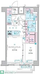GENOVIA押上II 5階1LDKの間取り