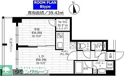 ステージファースト新御徒町 10階1LDKの間取り