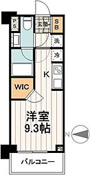 都営新宿線 菊川駅 徒歩2分の賃貸マンション 8階1Kの間取り