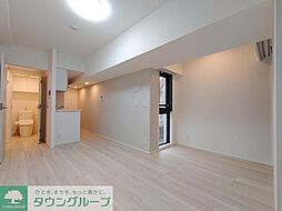 都営大江戸線 森下駅 徒歩3分の賃貸マンション 9階1LDKのリビング/ダイニング