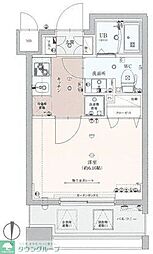都営浅草線 押上駅 徒歩5分の賃貸マンション 7階1Kの間取り