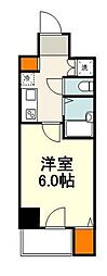 都営新宿線 菊川駅 徒歩2分の賃貸マンション 2階1Kの間取り