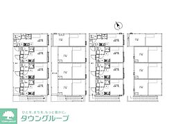 グランピエール平井 1階ワンルームの間取り