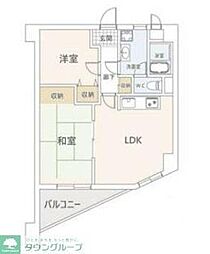 LEREVE金町 2LDKの間取図画像