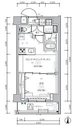 RELUXIA森下II 1LDKの間取図画像