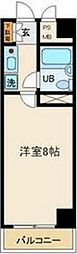 グローリア初穂新小岩 1Kの間取図画像