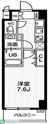 N-stageKameido2 1Kの間取図画像