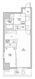 アーバンパーク日暮里 1LDKの間取図画像
