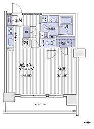 エスティメゾン大島 1LDKの間取図画像