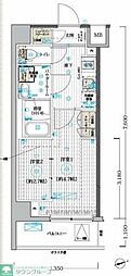 MAXIVCROSお花茶屋 2Kの間取図画像