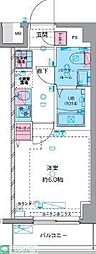 ジェノヴィアお花茶屋2スカイガーデン 1Kの間取図画像
