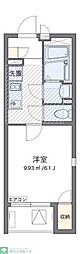 サニーハイツ光 1Kの間取図画像