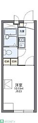 レオパレスLeaf 1Kの間取図画像