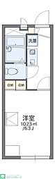 レオパレスシルバーストーン 1Kの間取図画像