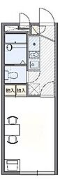 ステラート堀切1 1Kの間取図画像