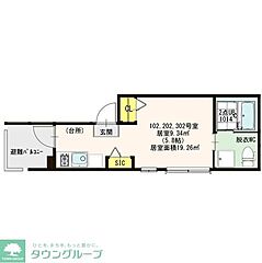 物件の間取り