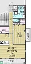 Villa Verde 2LDKの間取図画像