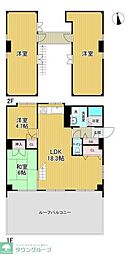 シルヴァン中原 5階4LDKの間取り