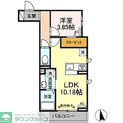 Blancheneige　A棟 3階1LDKの間取り