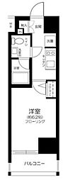 メイクスデザイン上石神井 2階1Kの間取り