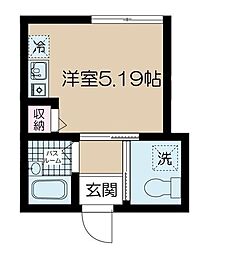 フェリーチェ上井草 ワンルームの間取図画像