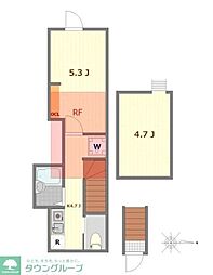 (仮称)サザンロード南阿佐ヶ谷 1Kの間取図画像