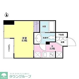 プロスペクト荻窪 1Kの間取図画像