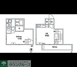 GRANPASEO 阿佐ヶ谷II 1LDKの間取図画像