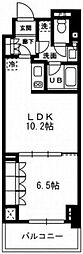 レジディア杉並方南町 1LDKの間取図画像