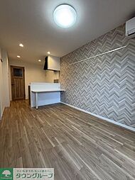 JR青梅線 羽村駅 徒歩8分の賃貸アパート 3階1LDKのリビング/ダイニング