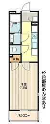 レオネクスト寿 2階1Kの間取り