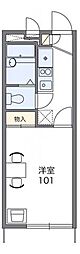 レオパレスＪＰ 1階1Kの間取り