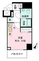 N-stage豊田 9階ワンルームの間取り