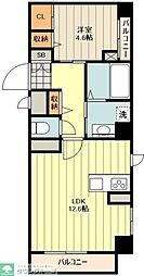 AvenueA 1LDKの間取図画像