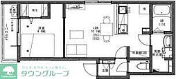 KEIAI RESIDENCE 西八王子III 1LDKの間取図画像