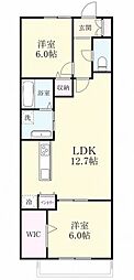 IN Residence東川口 2LDKの間取図画像