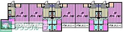 川口市東川口6丁目アパート 1Kの間取図画像