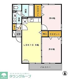 サウスパークTAKAHISAC 2LDKの間取図画像