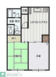 エトワールS.T 2LDKの間取図画像