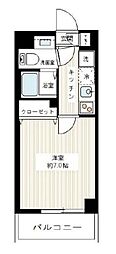 マキシヴ西川口AZ 1Kの間取図画像