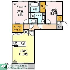 物件の間取り