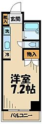 クレセントＫＯＹＯ 4階1Kの間取り