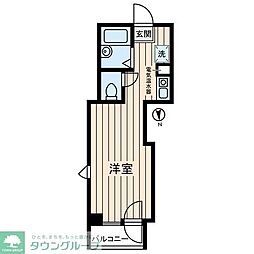 宮崎ビル ワンルームの間取図画像